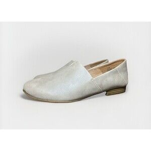 B.O.C. Hailey Slip On Loafers Metallic Matte Silver Preppy Comfort Women's 7.5